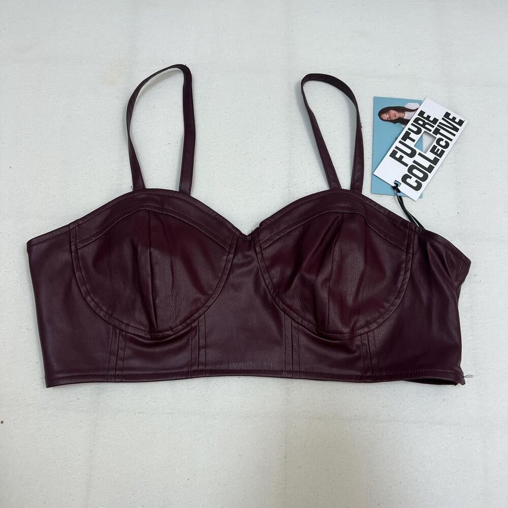 Target Women's Red and Brown Crop-top